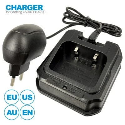 AC Charger Power Adapter for BaoFeng BF-9700 UV-9R Plus BF-A58 UV-XR A-58 GT-3WP - Image 1 of 4
