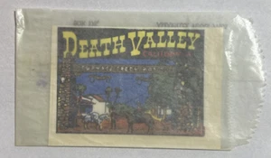 DEATH VALLEY CALIFORNIA Auto Travel Decal by Lindgren-Turner Co 1940's VTG - Picture 1 of 4