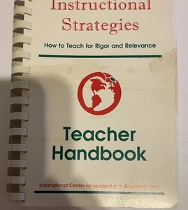 instructional Strategies Handbook - 2000 -Center for Leadership in Education - Foto 1 di 8