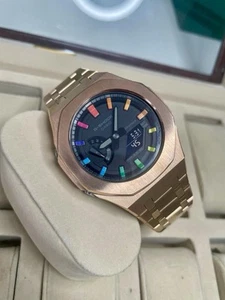Casio G-shock GA2100 Mod “CasiOak” - Rose Gold Rainbow - Bild 1 von 11