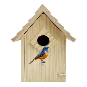 Wood Bird Houses for Outside, Bluebird Houses for Outside, Hummingbird Houses... - Picture 1 of 6