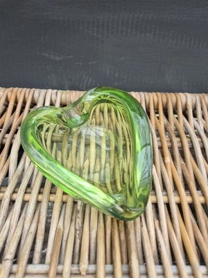 Vintage Murano Green Glass Dish 1950's - image 1 of 4