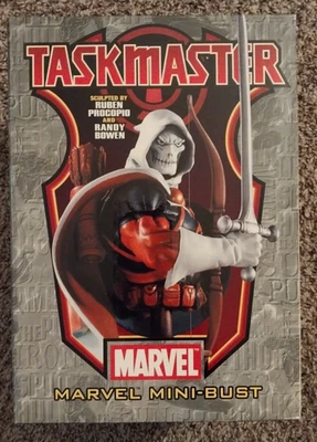 Bowen Designs Marvel Comics Taskmaster Mini-Bust Statue Figure 790/3000 NEW! - Image 1 of 2
