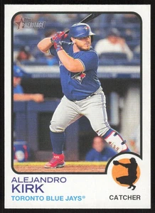 2022 Topps Heritage Alejandro Kirk #527 Toronto Blue Jays - Picture 1 of 2