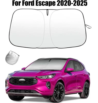 Cubierta reflectante UV personalizada para parabrisas de coche Ford Escape 2020-2025 Foto 1 de 4