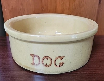 Большая миска для собак Roseville RRP Robinson Ransbottom блюдо керамика керамика ЧИТАЙТЕ  - Изображение 1 из 4