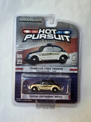 GREENLIGHT Hot Pursuit 经典大众甲壳虫田纳西州骑兵 42790-F — 第 1/4 张图片