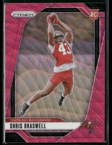 2024 Panini Prizm #320 Chris Braswell Pink Wave - Picture 1 of 2