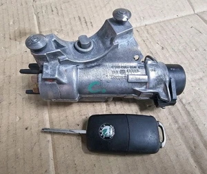 SKODA FABIA VW POLO 9N IGNITION BARREL STARTER SWITCH FOB KEY 4B0905851C - Picture 1 of 24