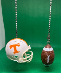 TENNESSEE FREIWILLIGE DECKENVENTILATOR LICHT ZUGKETTE SET HELM UND FOOTBALL - Bild 1 von 4
