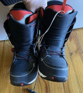 Burton Ruler-R Black & Red Snowboard Boots Imprint2 Men's Size AUS/UK-10 (US-11) - Picture 1 of 13
