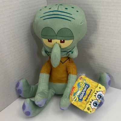 Nickelodeon Spongebob Squarepants SOFT SQUIDWARD 9" Plush STUFFED ANIMAL Toy - Image 1 of 3