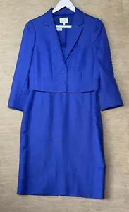 Hobbs Invitation Dress Jacket Size 12 Pencil Dress Crop Jacket Suit Formal - Picture 1 of 16