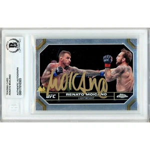 2024 Topps Chrome UFC #162 Renato Money Moicano signierte Karte AUTO Beckett MMA - Bild 1 von 7