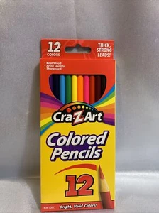 Lápices de colores afilados CraZart - 12 unidades nuevos en paquete - Imagen 1 de 4