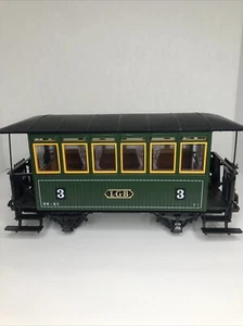 LGB 3040 Green Passenger #3 car USED G Scale W/out Box - Picture 1 of 13