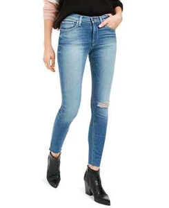 HUDSON NWT $235 Nico Mid-Rise Super Skinny Ankle Med Wash Jean in AMAR Sz 28 - Picture 1 of 11
