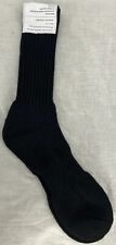 British Military Issue Black Long General Issue Socks, Size 11-13