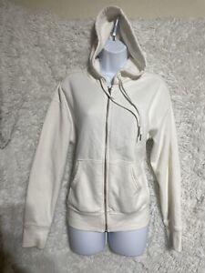Old Navy Pullover Hoodie Women Extra Small White Long Sleeve