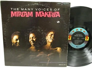 Miriam Makeba The Many Voices Of 1962 Mono Record African Tribal Folk Kapp 1274 - Picture 1 of 3