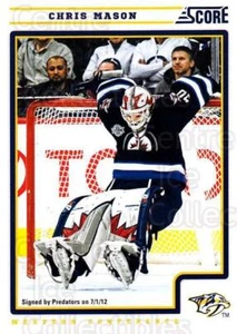 2012-13 Score #267 Chris Mason - Picture 1 of 1