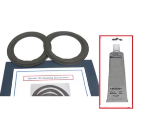 NUEVO 6 1/2" WOOFER ESPUMA ENVOLVENTE Y PEGAMENTO KIT DE REPARACIÓN BEBÉ ADVENT II 2 DOS - Imagen 1 de 1