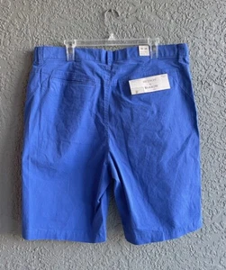 NWT Hudson & Barrow Bermuda Shorts SZ 38 x 9" Classic Blue Stretch NEW - Picture 1 of 5