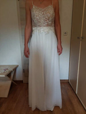 jumpsuit eleganter hochzeits jumpsuit Gr. 36, Farbe Ivory, von venetti - Bild 1 von 4