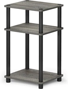Just 3-Tier Turn-N-Tube End Table - Picture 1 of 5
