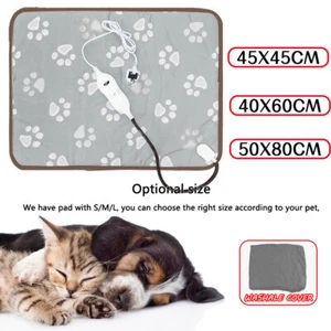 Pet Dog Cat Bunny Electric Heat Heated Heating Heater Pad Mat Blanket Bed UK - Picture 1 of 20