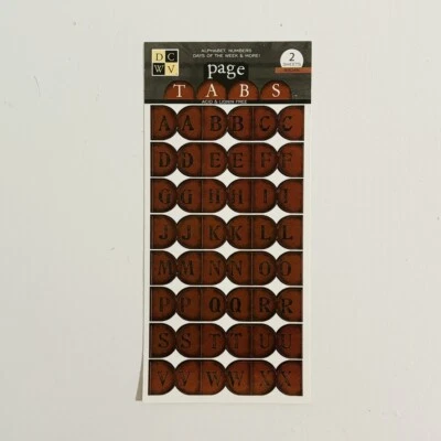 Pestañas de página DCWV Foto 1 de 4