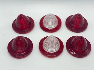 1961 61 Chevrolet Impala Rear Tail Light Lamp Back Up Lamp Lens Set - Picture 1 of 3
