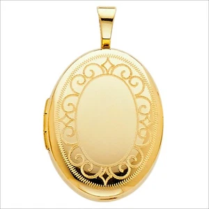 14K Yellow Gold Locket - Picture 1 of 4