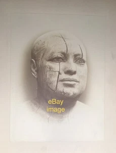 HUGE c.1880’s Albumen Photo of KA’APER / Sheihk el-Beled Ancient Egyptian STATUE - Picture 1 of 10