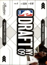2009-10 Prestige NBA Draft Class Grizzlies Basketball Card #26 DeMarre Carroll