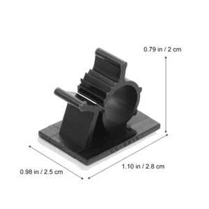 100 Stck. Draht Karte Verdrahtung Schnalle Reise Selbstklebend Kabel Clips Verstellbar - Bild 1 von 12