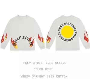 CPFM Kanye West HOLY SPIRIT Langarmshirt Rundhalsausschnitt Farbe Knochengröße Herren M - Bild 1 von 3
