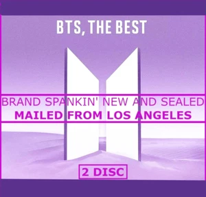BTS  THE BEST - 2 DISC - 23 SONGS + BONUS TRACK + 36 PAGE BOOKLET + MORE - Picture 1 of 12