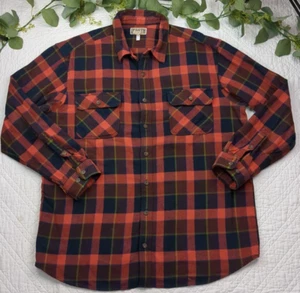 Duluth Trading Company orangefarbenes langärmliges Hemd mit Knopfleiste Größe 2XL Tall - Bild 1 von 10