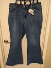 Est 1946 Denim Cato Jeans Hi-Rise Flare Super Stretch 22W NWT