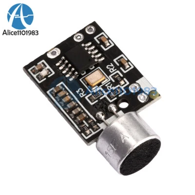 Micrófono Inalámbrico MIC FM 10dBm Módulo Transmisor Soporte Doble Canal Estéreo Foto 1 de 4