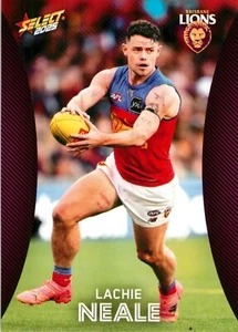 2025 Brisbane Lions AFL Select Footy Stars Card - Lachie Neale - Picture 1 of 3