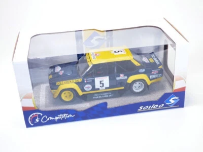 FIAT 131 ABARTH #5 TOUR DE CORSA 1977 DARNICHE MAHE SOLIDO S1806003 1:18 RALLY - Immagine 1 di 4