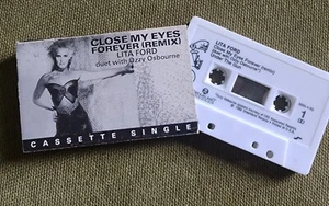 Lita Ford w/ Ozzy Osbourne: Close My Eyes Forever - CASSETTE SINGLE - Picture 1 of 2