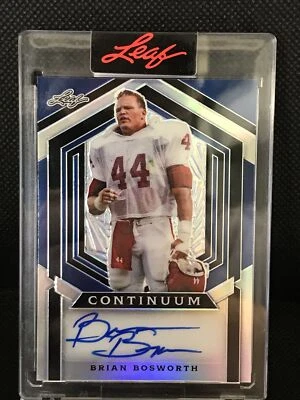 2023 LEAF CONTINUUM   Brian Bosworth AUTO  #21/26 - Image 1 of 2