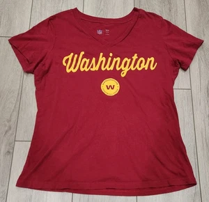 NFL Washington Football Team Damen Tshirt Größe Large rot 100% Baumwolle - Bild 1 von 5