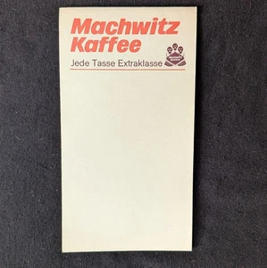 Machwitz Kaffee Notizblock Jede Tasse Extraklasse 8 x 15 cm, 38 Seiten - Bild 1 von 10