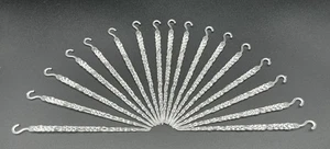 Set of 17 Vintage Acrylic Icicles for Holiday/Christmas Tree Decoration Décor - Picture 1 of 2
