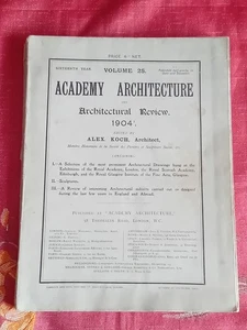 Academy Architecture and architectural review, Volume 25 A. KOCH 1904 - Imagen 1 de 4