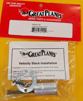 GREAT PLANES ~NIP!~  PN #GPMG2100 - VELOCITY STACK 25-41 - Image 1 of 4